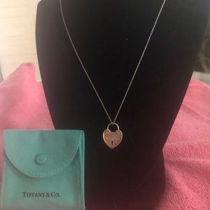 Tiffany & Co RETIRED lock pendant